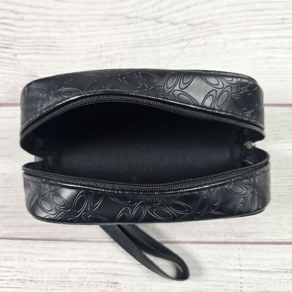 Oakley Vintage Y2K Sunglasses Zip Monogram Case With Wrist Strap